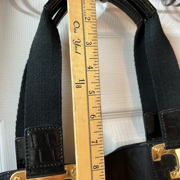 Tory Burch Black Tote with Gold Details - Picture 4 of 11